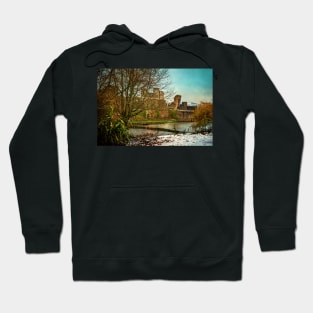 Winter at Caerphilly Castle Hoodie